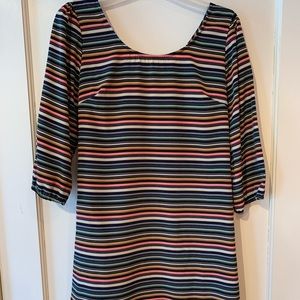 Multi colored short dress or long top